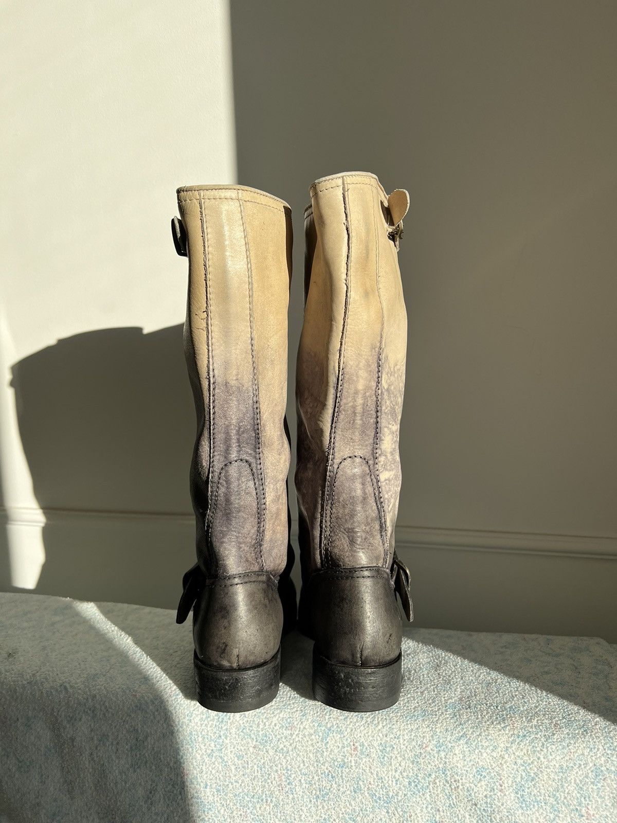 20471120 × Frye Frye Riding Avant Garde Straps Leather Boots Size US 7 / IT 37 - 7 Thumbnail