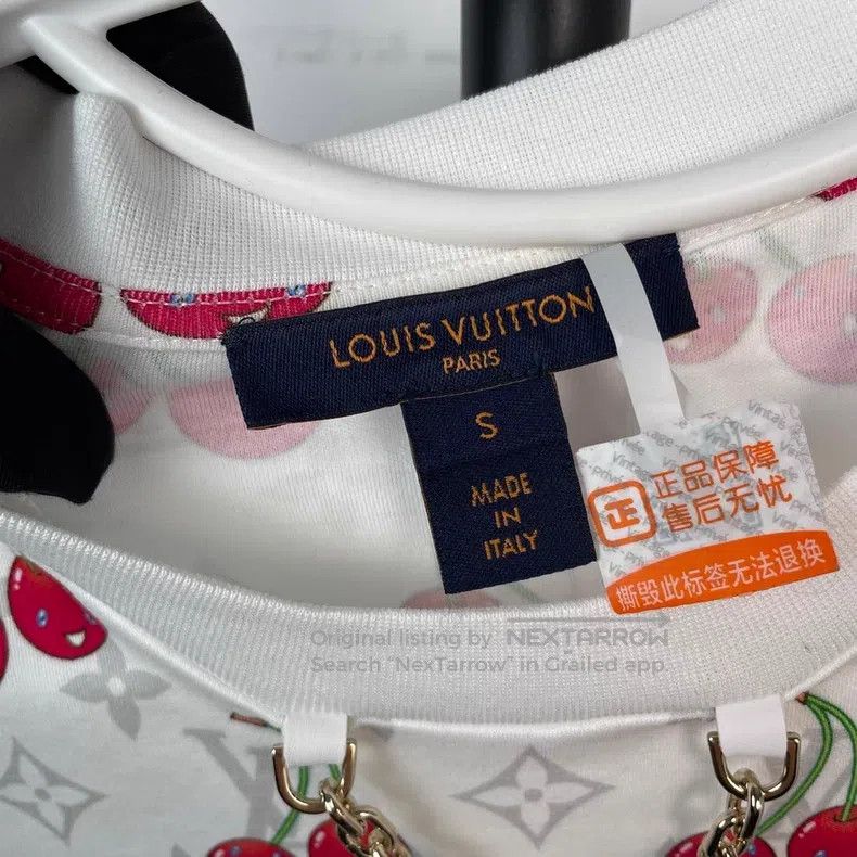 Louis Vuitton Louis Vuitton Takashi Murakami signed cherry short sleeves Size US S / EU 44-46 / 1 - 9 Thumbnail
