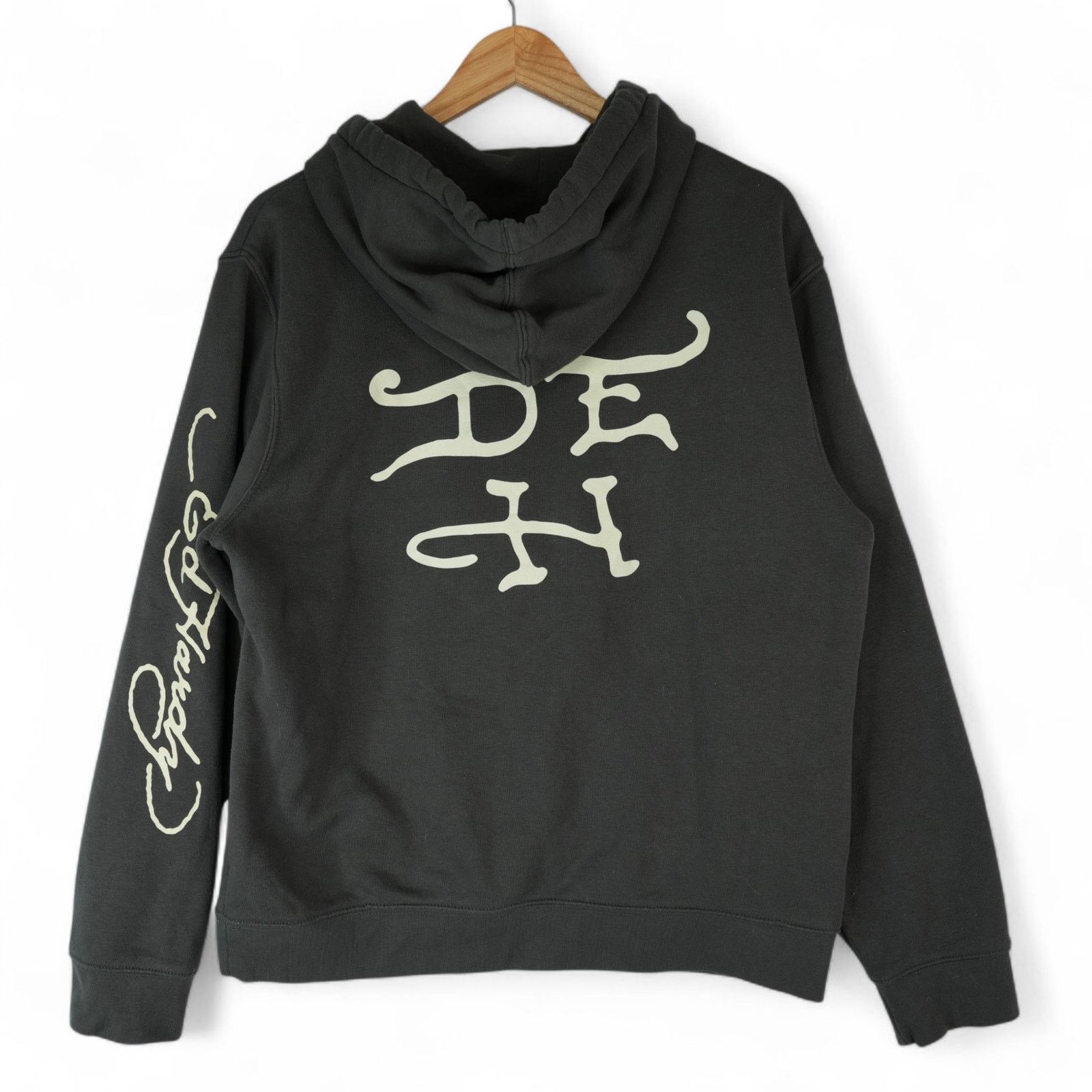 Ed Hardy Ed Hardy Hoodie Mens M Dark Gray Exploding Skull Size US M / EU 48-50 / 2 - 2 Thumbnail
