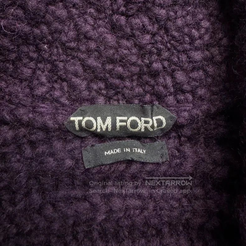Tom Ford Tom Ford Purple Wool Knit Sweater. Size US M / EU 48-50 / 2 - 3 Thumbnail