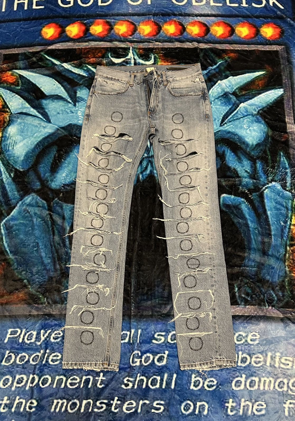 1017 ALYX 9SM Alyx distressed jeans Size US 30 / EU 46 - 1 Thumbnail