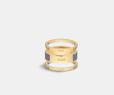 Dior o1w1db11224 Size: OS / Ring Set in Gold & Blue Size ONE SIZE - 3 Thumbnail