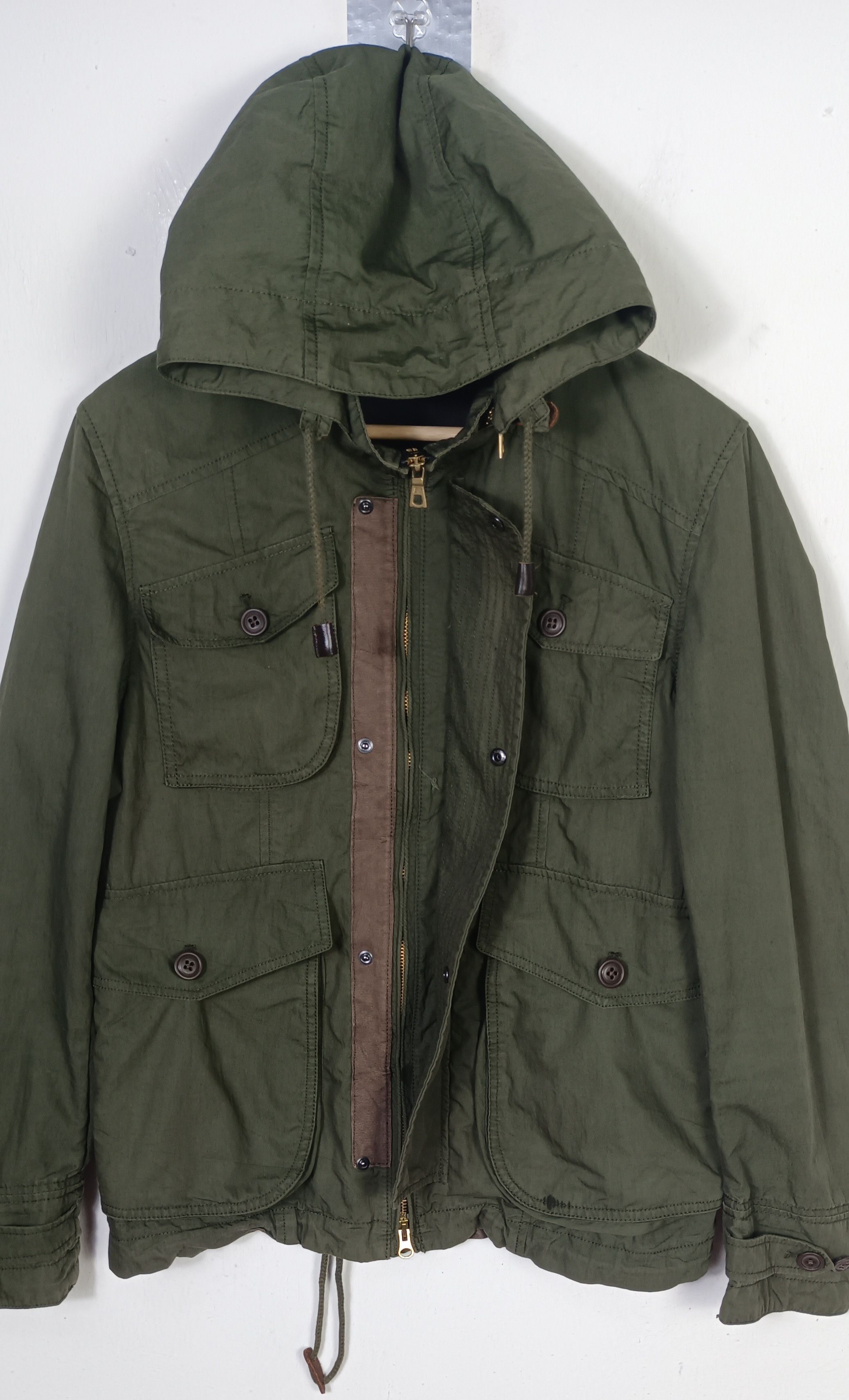 SHIPS Ships Japan Multipocket Tactical Cargo Hoodie Jacket Size US M / EU 48-50 / 2 - 7 Thumbnail