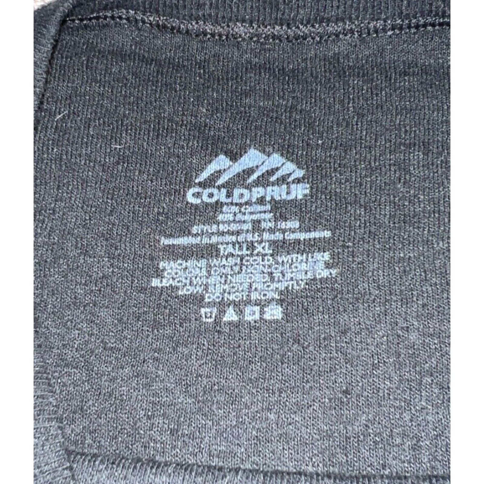 Vintage VINTAGE ColdPruf Black Longsleeve Baselayer Shirt Mens XLT Big & Tall Size US XL / EU 56 / 4 - 3 Thumbnail