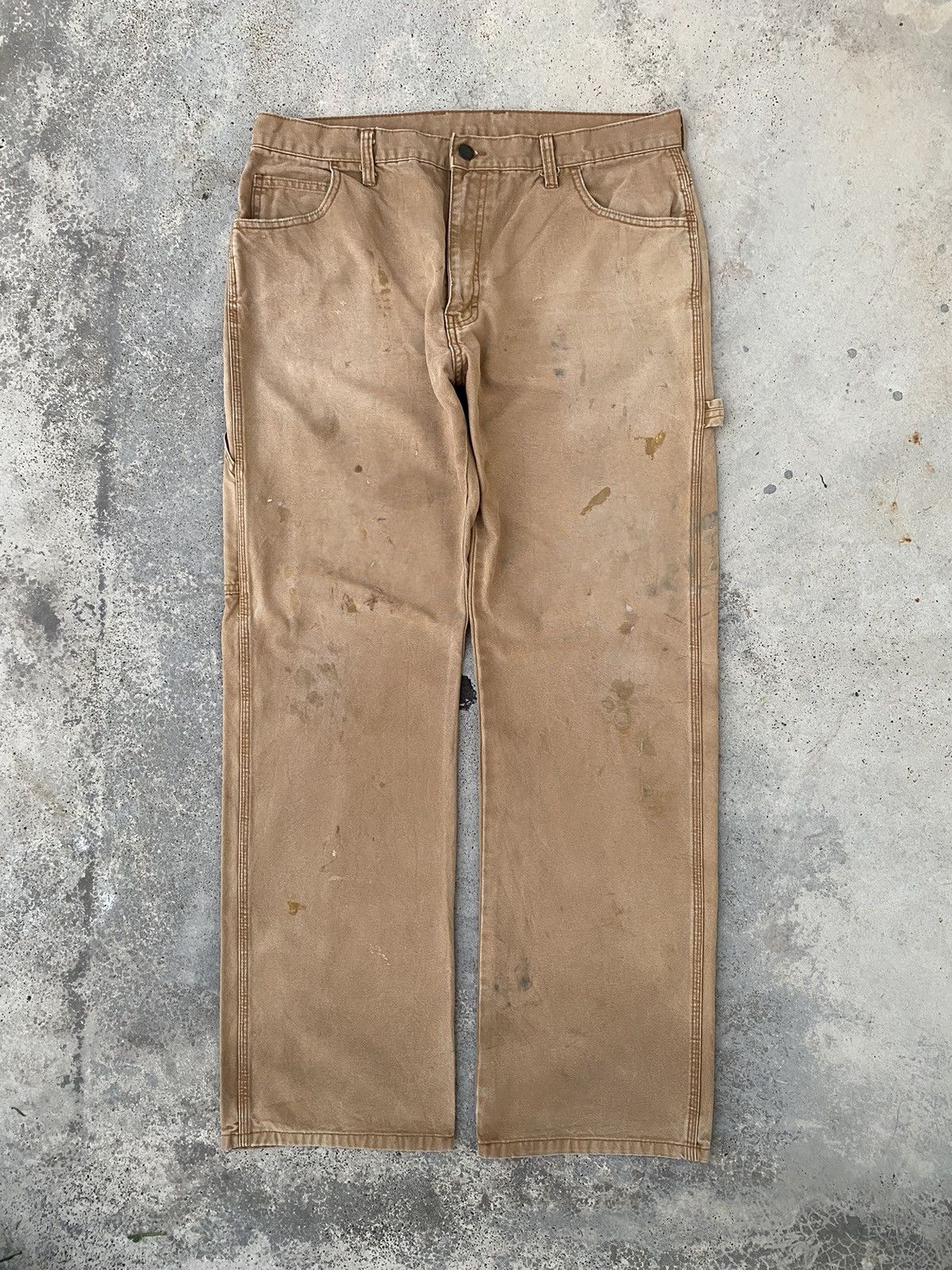Carhartt Distressed Dickies Workwear Thrash Carpenter Pants Size US 36 / EU 52 - 1 Thumbnail
