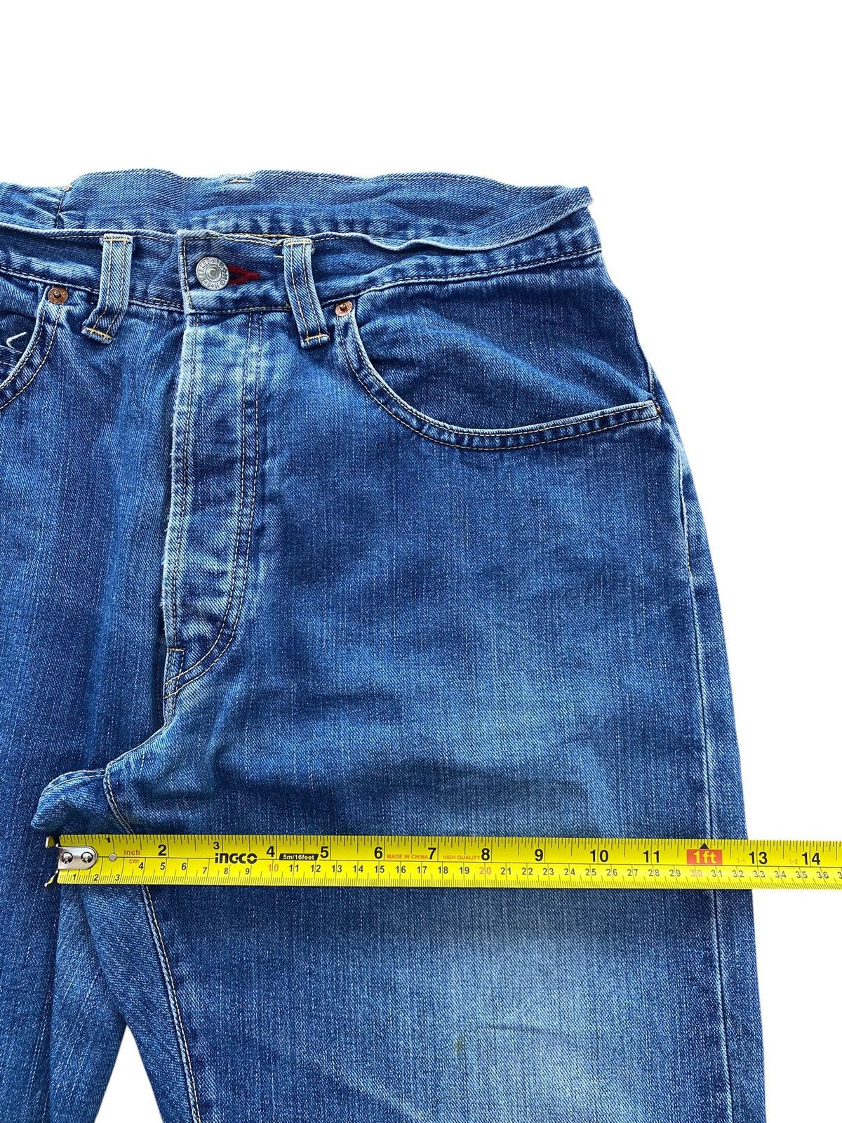 Japanese Brand Japanese Brand Faded Wash Ripped Straight Leg Style Jeans Size US 30 / EU 46 - 7 Thumbnail