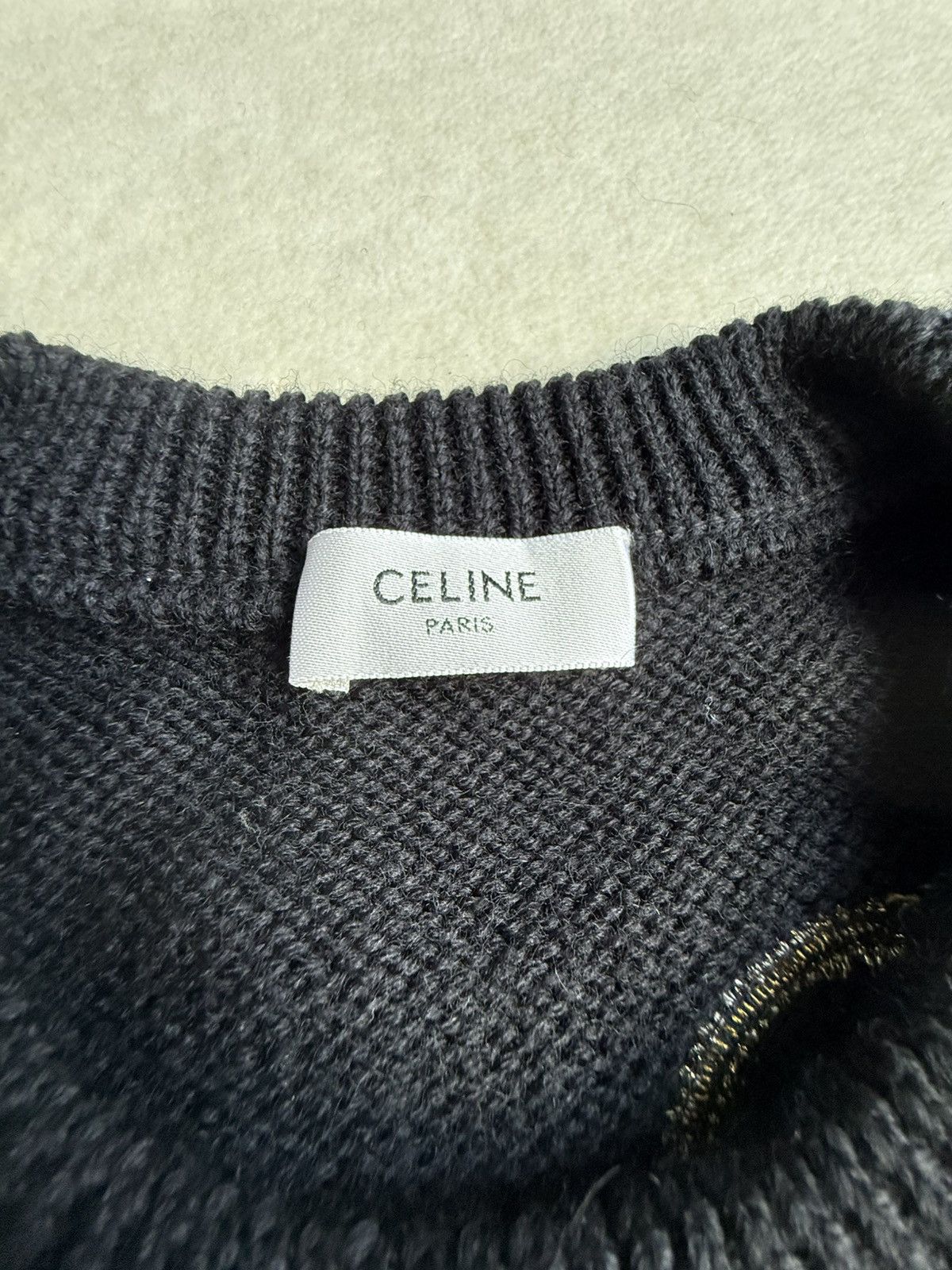 Celine × Hedi Slimane $1.6k Celine crew neck sweater with velvet circles M Hedi Size US M / EU 48-50 / 2 - 17 Thumbnail