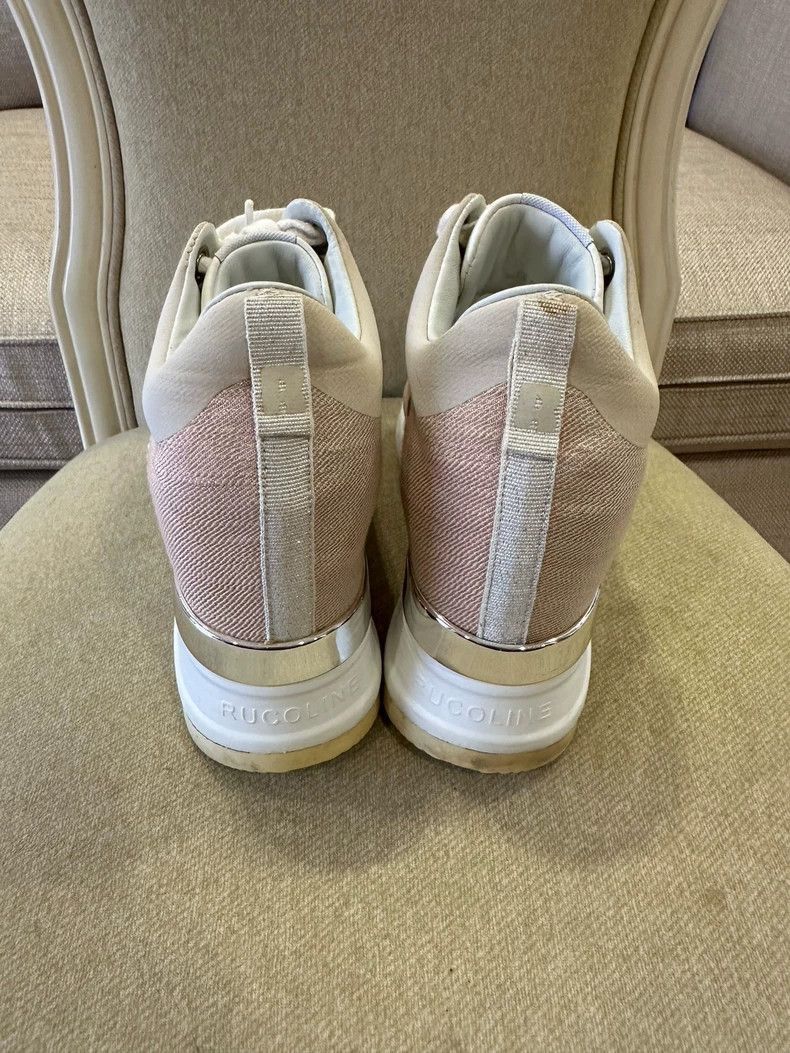 Amiri Pink and White Platform Sneakers for Women-2506 Size US 8 / IT 38 - 4 Thumbnail