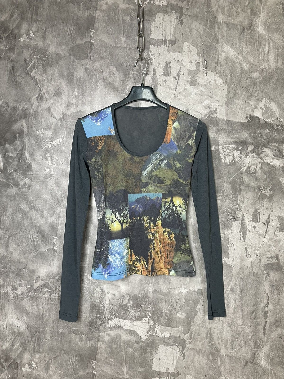 Japanese Brand × Vintage VINTAGE JEAN PAUL GAULTIER STYLE MESH LONG SLEEVE Size M / US 6-8 / IT 42-44 - 1 Thumbnail