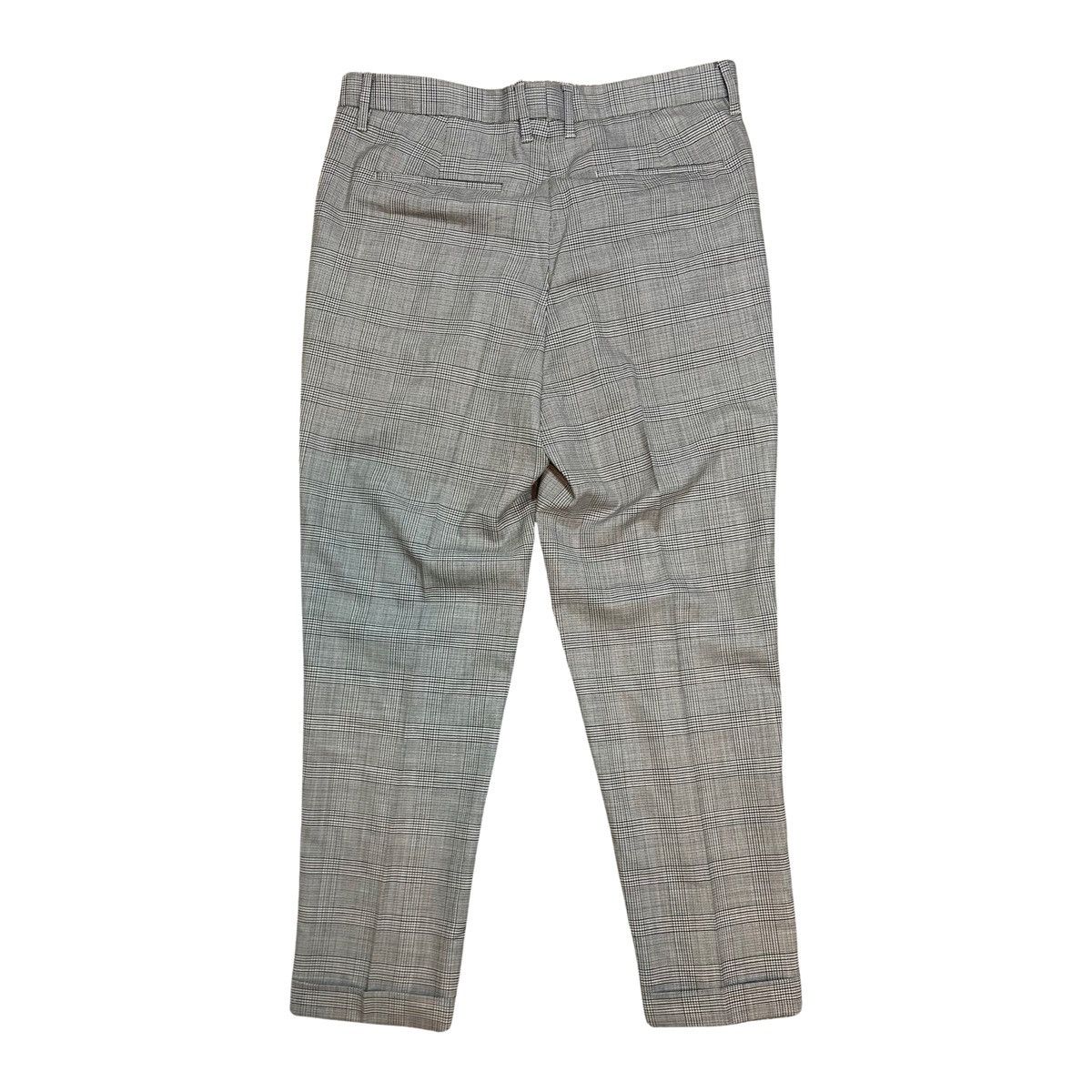 Allsaints AllSaints Brown/Tan/Beige/Gray Plaid Pleated Dress Pants Size US 30 / EU 46 - 4 Thumbnail