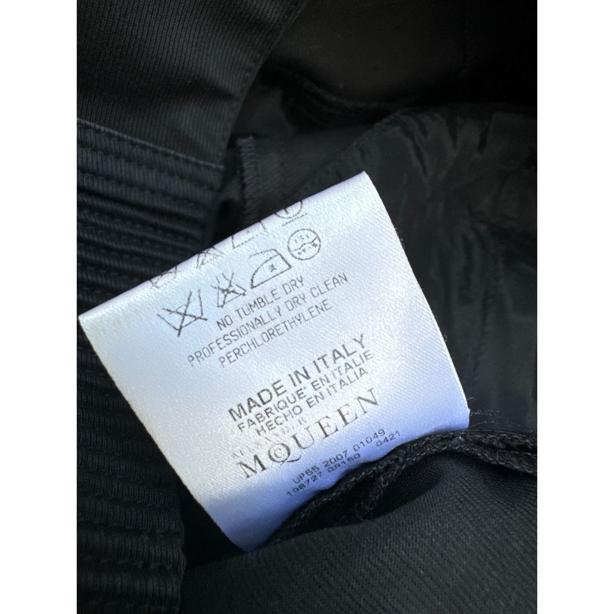 Alexander McQueen 2007 Black Zipped Trousers Size 28" / US 6 / IT 42 - 5 Thumbnail
