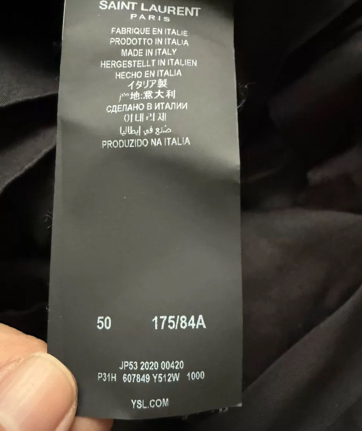 Saint Laurent Paris × Yves Saint Laurent Saint Laurent black smoking suit trousers2412-Nextarrow Size US 44 / EU 60 - 8 Thumbnail