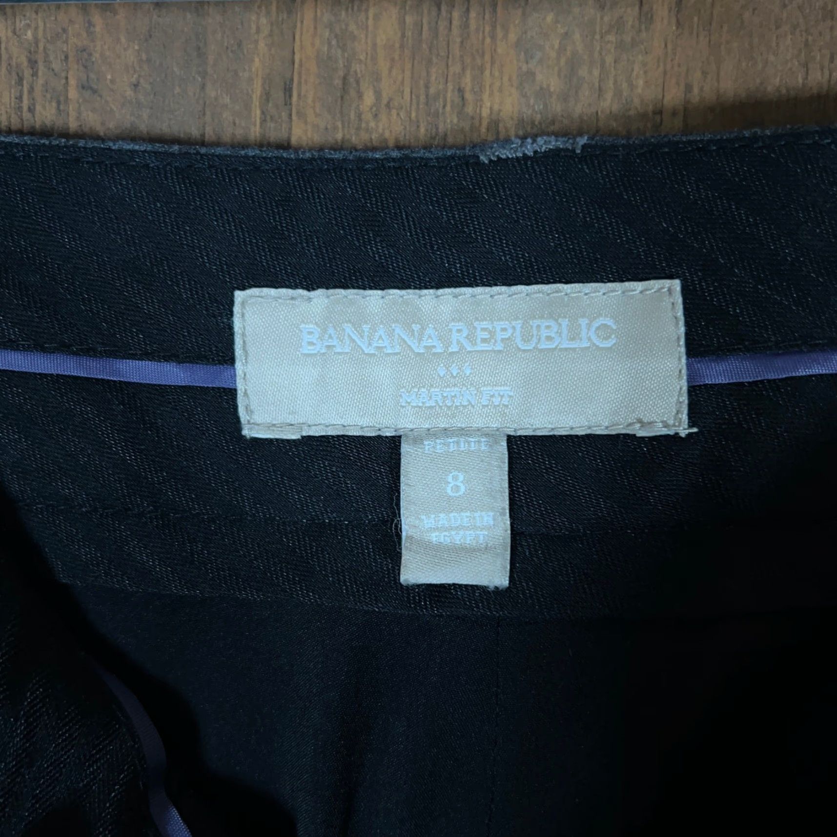 Banana Republic Banana Republic Women Pants Charcoal Gray Martin Fit Lined Wool Blend Stretch 8P Pants 8P Womens Workwear Business Formal Casual Corpcore Office 8P Size 30" / US 8 / IT 44 - 5 Thumbnail