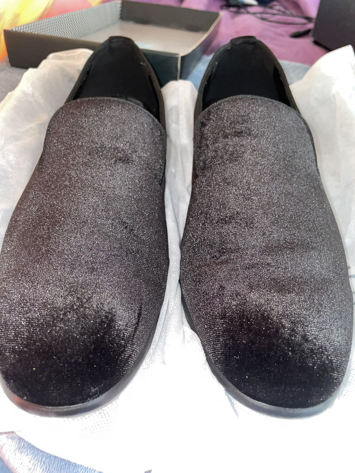 Perry Ellis Perry Ellis Velvet Loafers Size US 9.5 / EU 42-43 - 1 Thumbnail