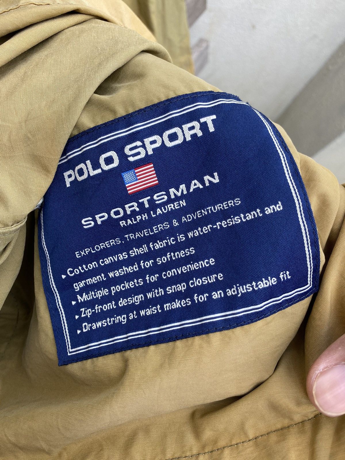 Polo Ralph Lauren 🔥 Sunfaded 🔥 Vintage 90s Polo Sport Safari Jacket Size US M / EU 48-50 / 2 - 15 Thumbnail