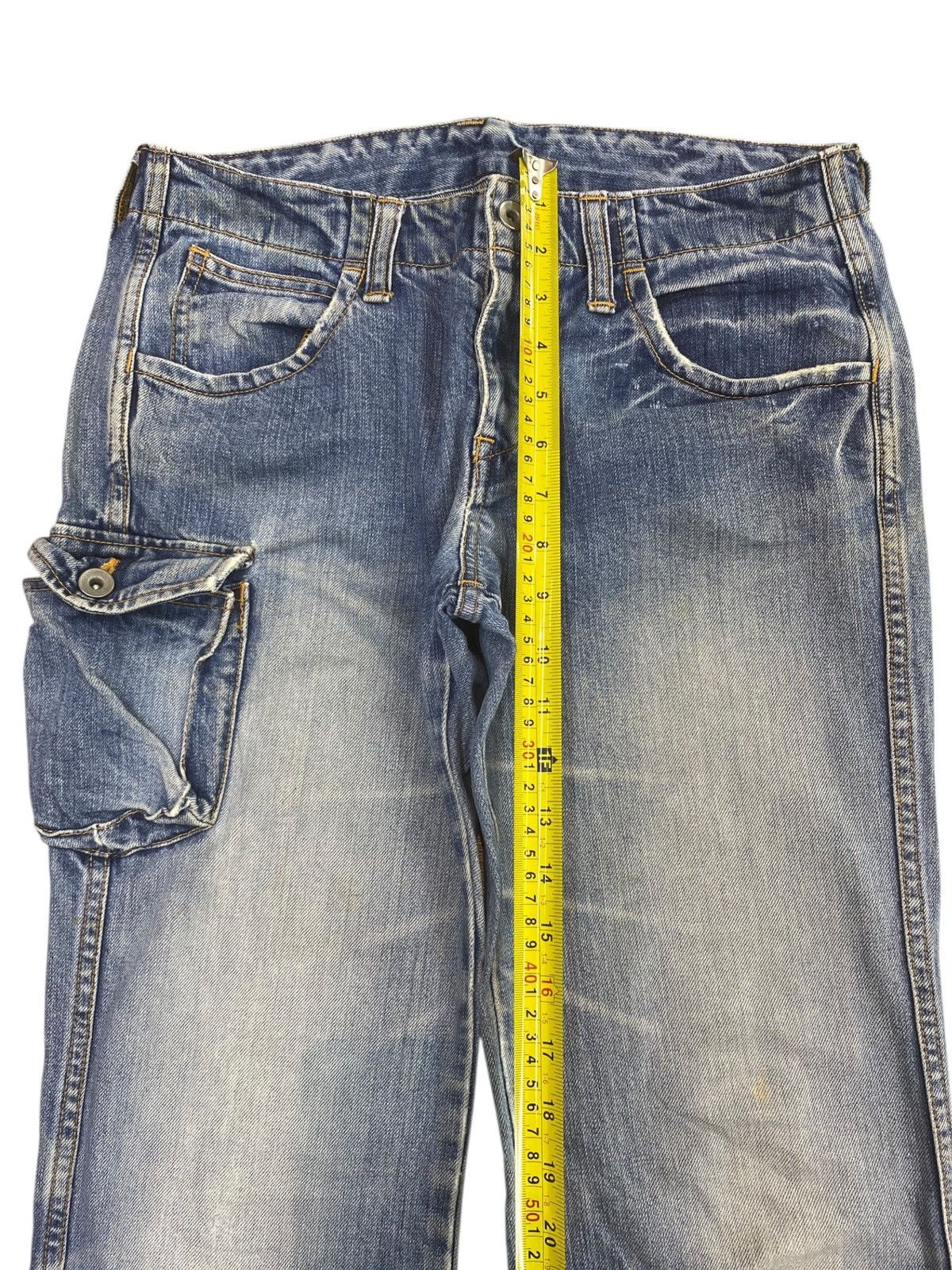 Johnbull Johnbull Blue Faded Wash Style Loose Jeans Size US 30 / EU 46 - 6 Thumbnail
