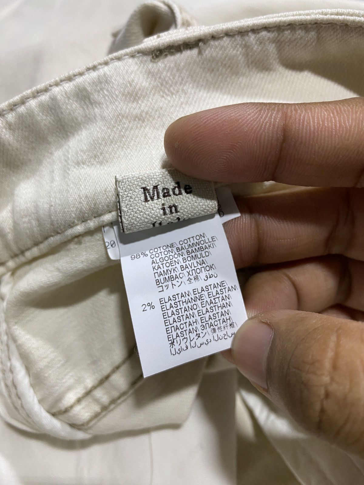 Brunello Cucinelli Dirty White Jeans Size US 32 / EU 48 - 14 Thumbnail