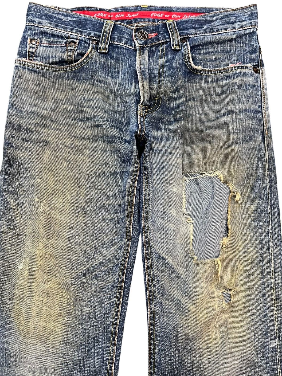 Edwin Vintage Edwin 503 Edge Mudwash Distressed Denim Size US 31 - 2 Thumbnail