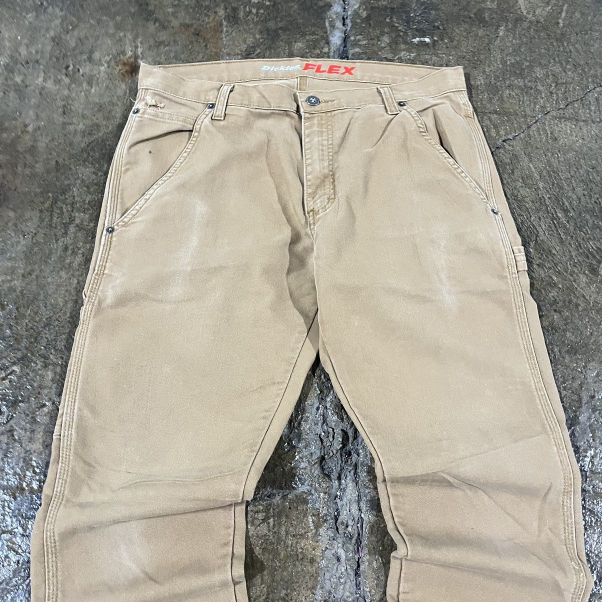 Dickies × Vintage Crazy Dickies Flex Carpenter Pants Carhartt Style Workwear Size US 33 - 7 Thumbnail