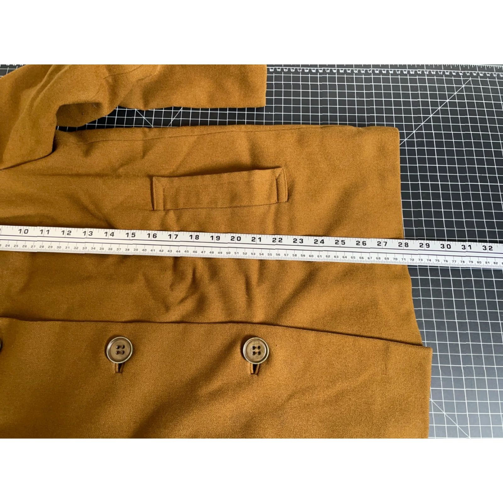 Pendleton VINTAGE Pendleton Coat Wool Button Up Lined 12 Brown Plaid Women's Pea Coat 50s / 60s Union Made Size XL / US 12-14 / IT 48-50 - 6 Thumbnail