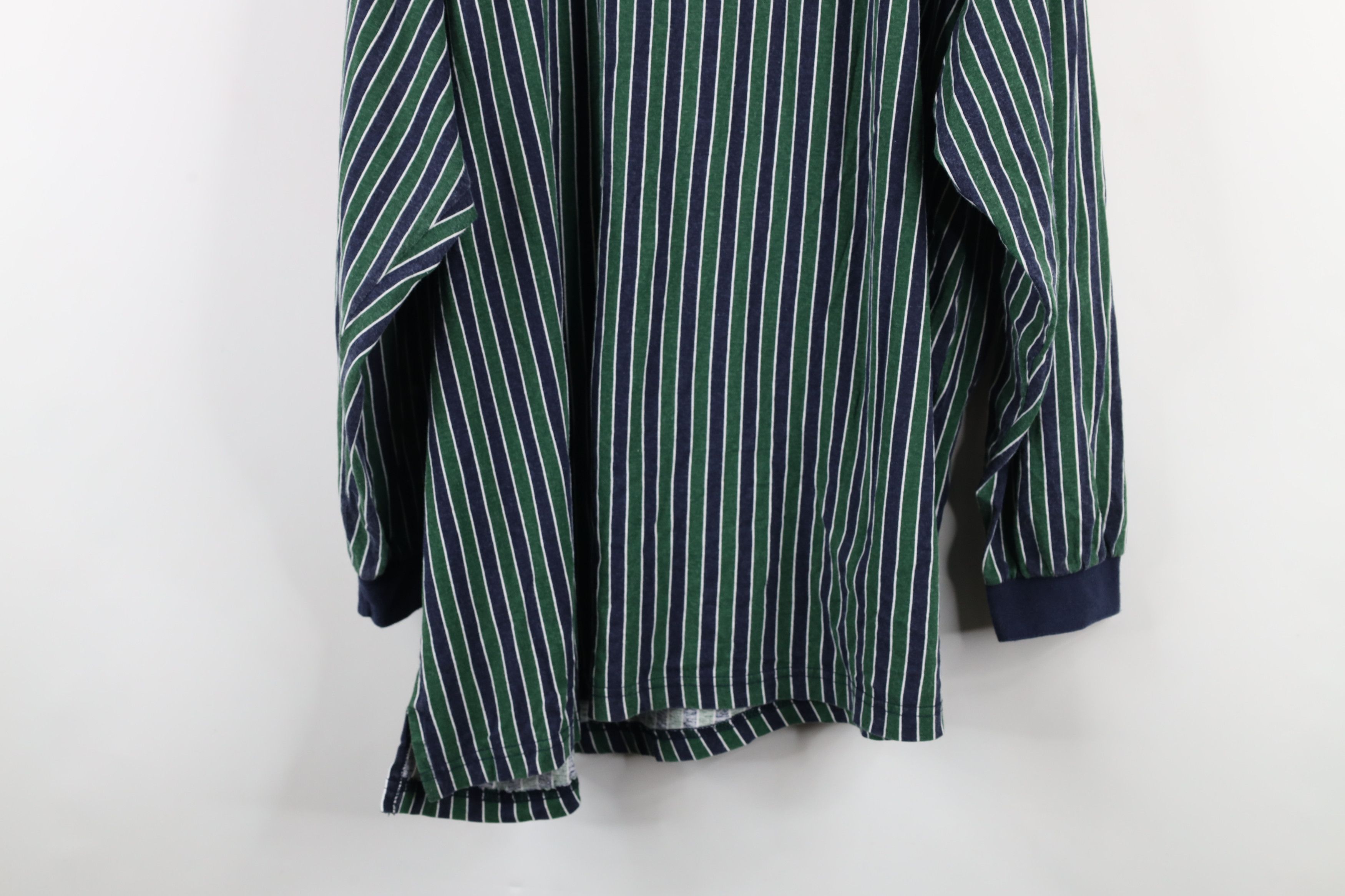 Vintage Vintage 90s Streetwear Long Sleeve Henley T-Shirt Cotton Size US XXL / EU 58 / 5 - 11 Thumbnail