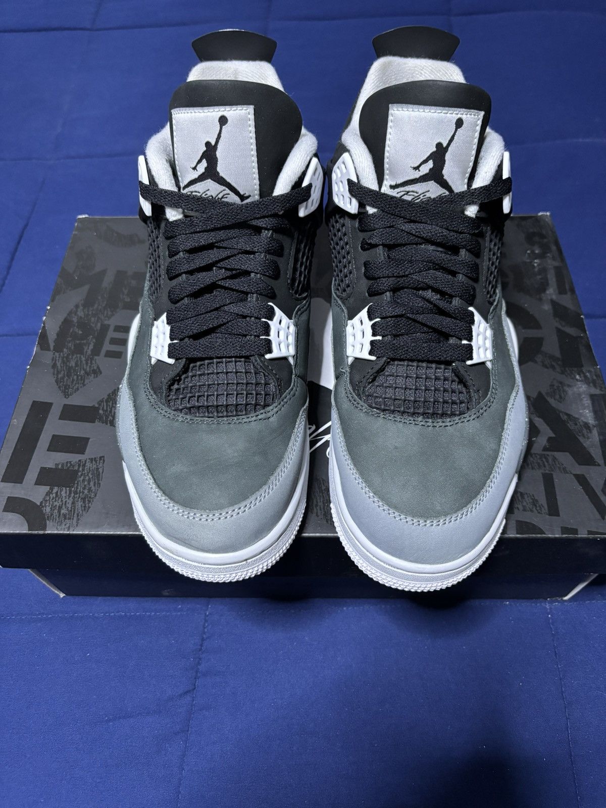 Jordan Brand Jordan 4 Retro Fear 2024 Size 9.5 Size US 9.5 / EU 42-43 - 1 Thumbnail