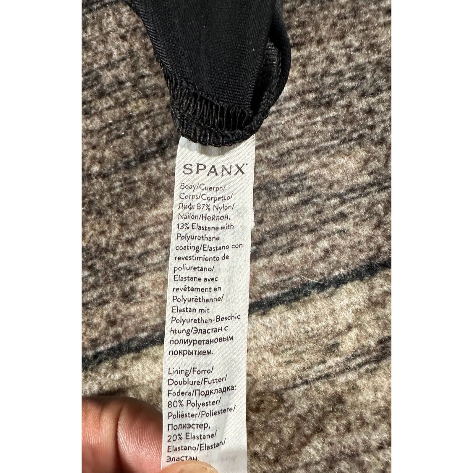 Spanx SPANX Women's 20248R Black Quilted Faux Leather Legging Size 32" / US 10 / IT 46 - 10 Thumbnail