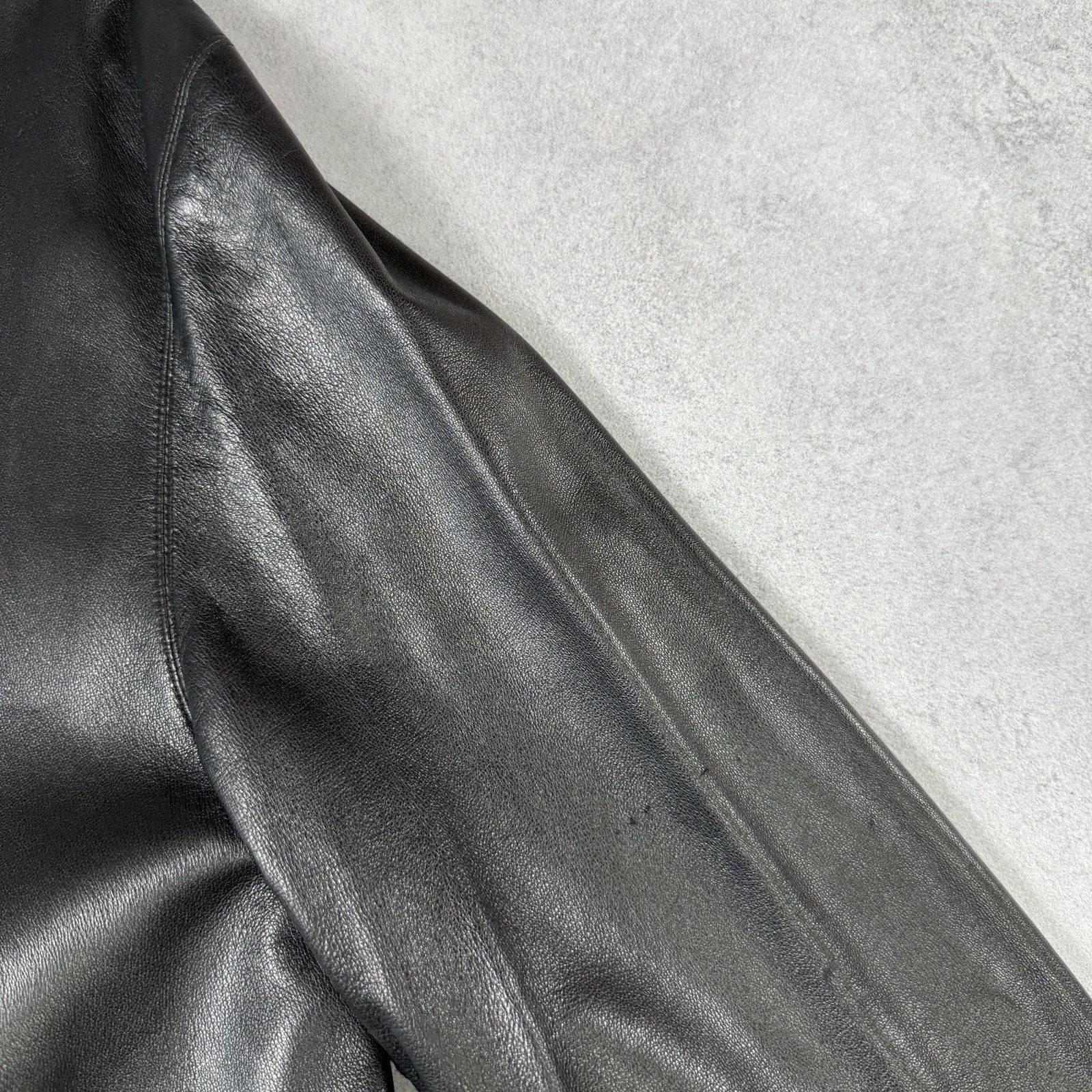 Hugo Boss Vintage Hugo Boss Leather Jacket Men Size 56 Black Size US XL / EU 56 / 4 - 6 Thumbnail