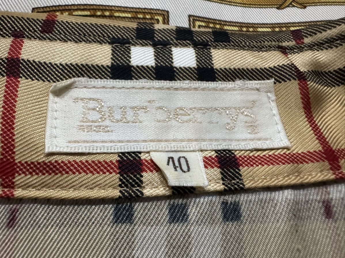 Burberry Vintage Burberrys Nova Check Baroque Style Overprint Size US S / EU 44-46 / 1 - 3 Thumbnail
