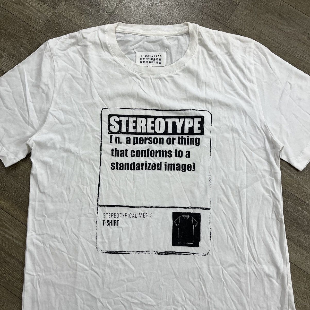 Maison Margiela Luxury Maison Martin Margiela Paris Stereotype White Tee Size US M / EU 48-50 / 2 - 2 Thumbnail