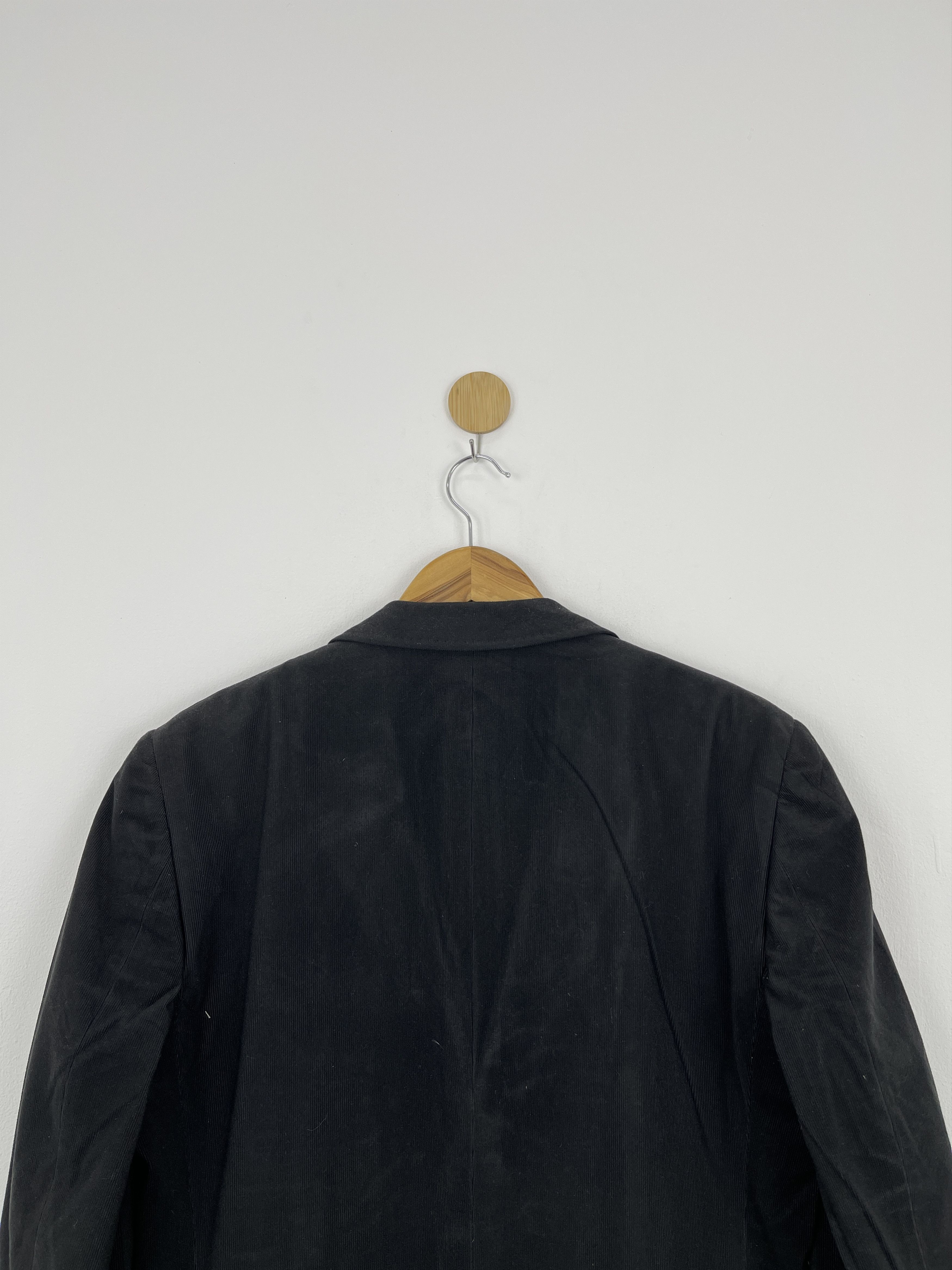 Michiko Koshino Vintage Michiko London Corduroy Black Jacket JA0048 Size US M / EU 48-50 / 2 - 4 Thumbnail