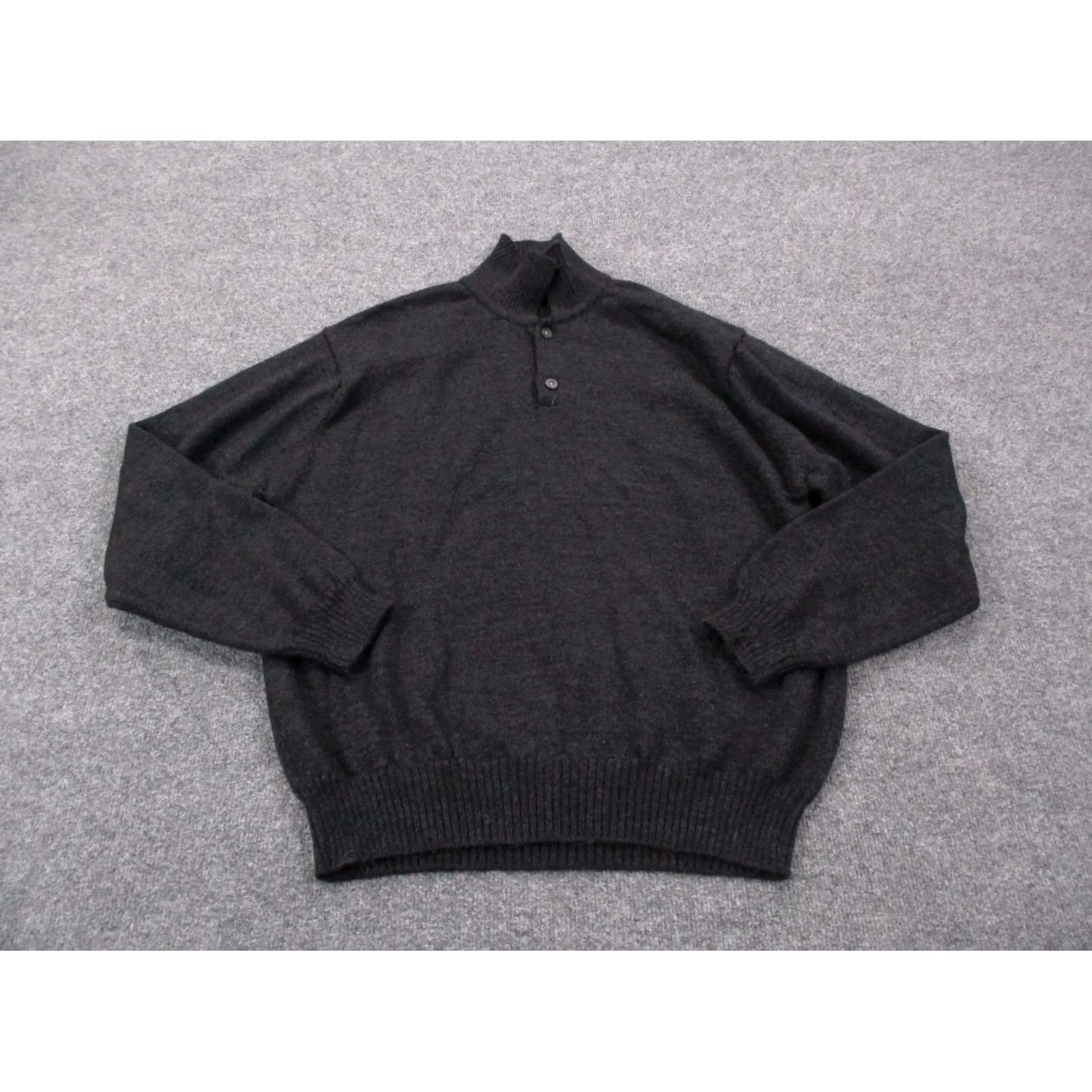 Brooks Brothers Brooks Brothers Sweatshirt? No, Sweater Mens M Black Wool Henley Jumper Pullover Fashion Pullover Sweater Mens Brooks Brothers Size US M / EU 48-50 / 2 - 2 Thumbnail