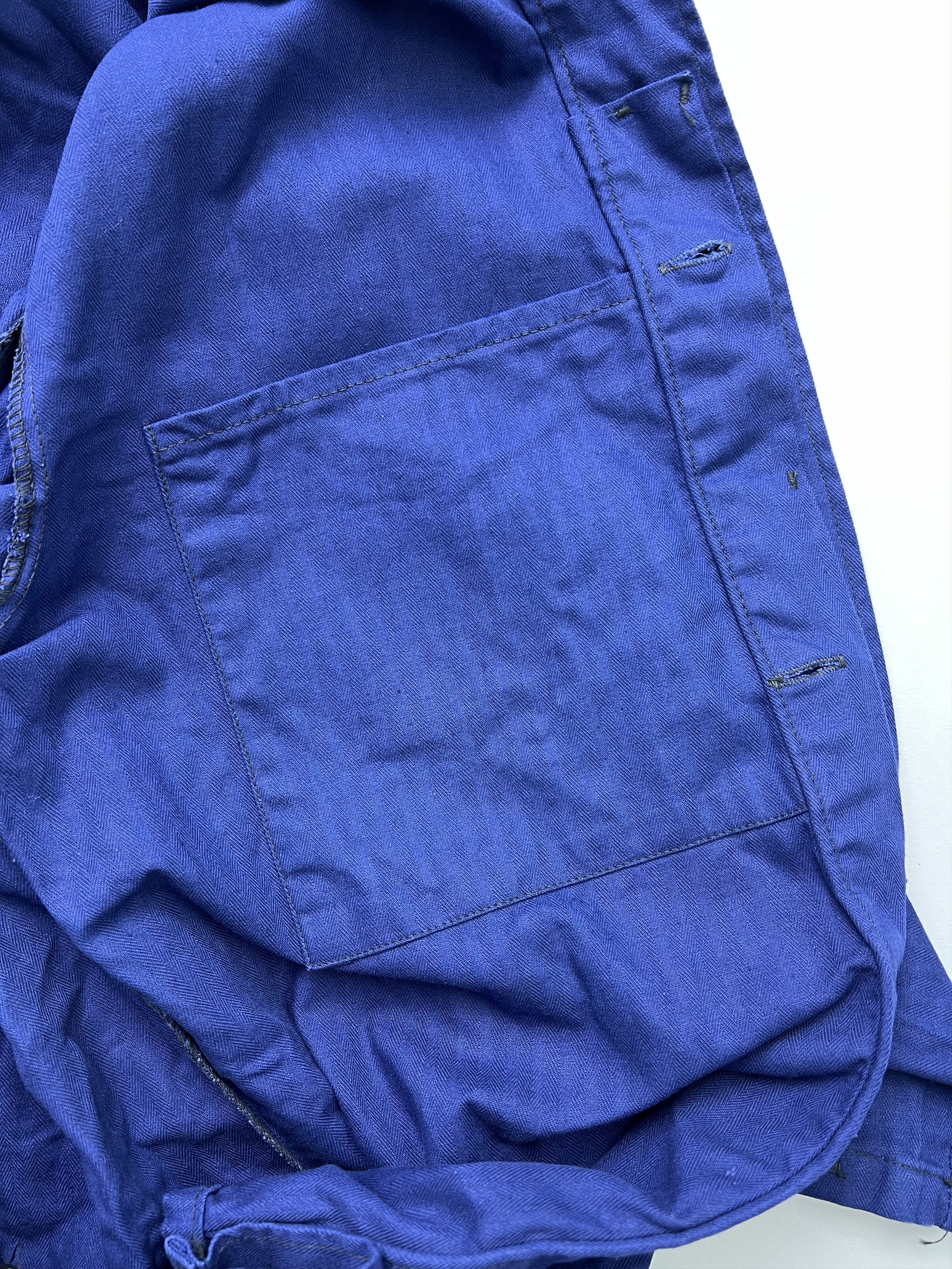 Vintage French Work Chore Jacket Vintage Bleu De Travail Size US M / EU 48-50 / 2 - 6 Thumbnail