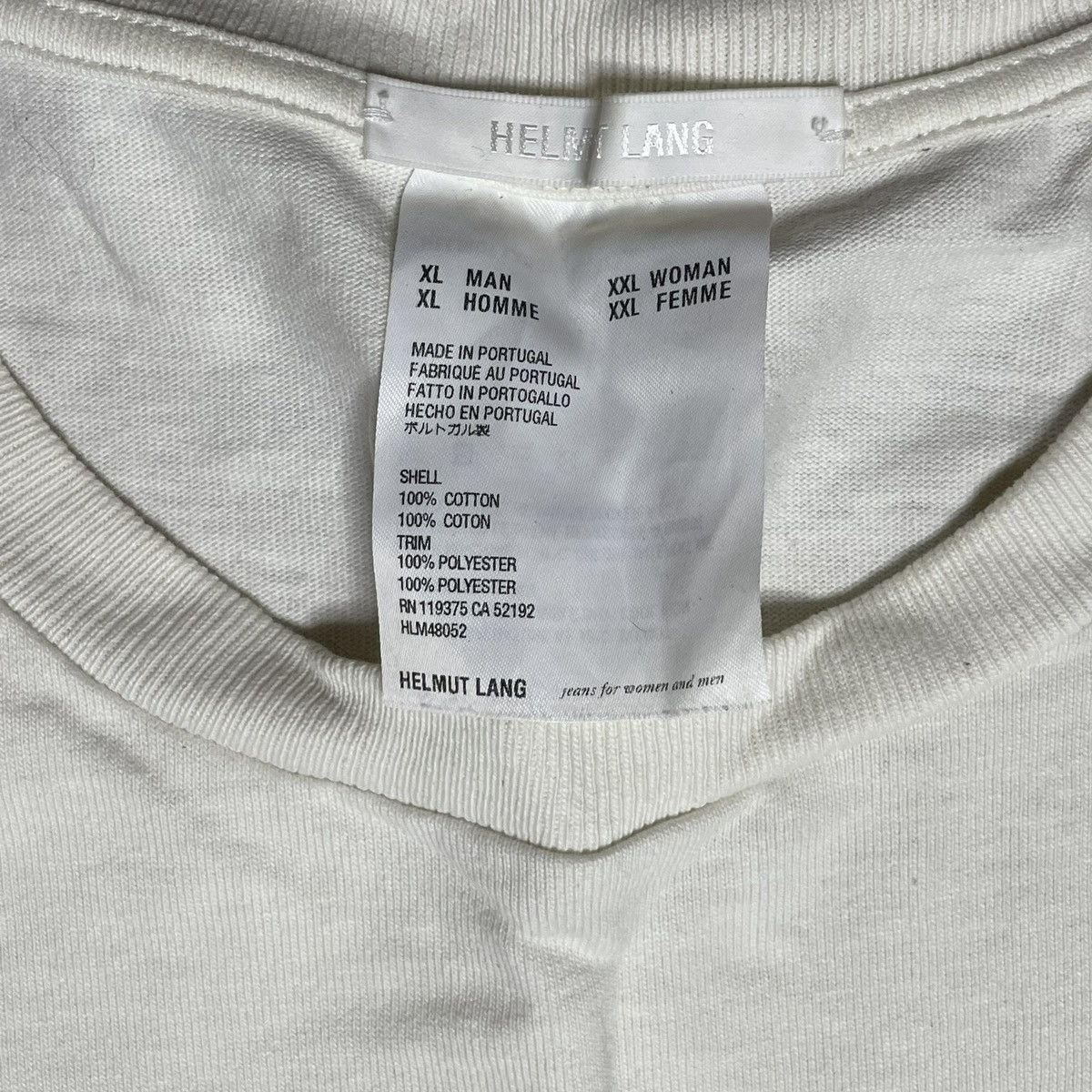 Designer × Helmut Lang helmet lang pocket tee Size US XL / EU 56 / 4 - 3 Thumbnail