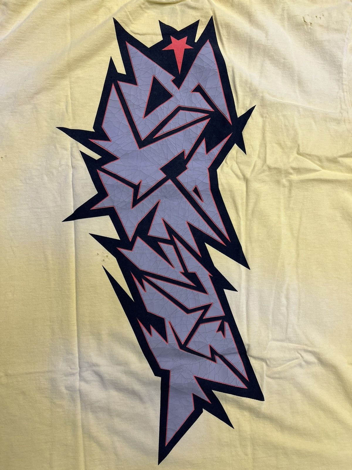 HELLSTAR Hellstar Cracked Print T-Shirt (3XL) Size US XXL / EU 58 / 5 - 5 Thumbnail