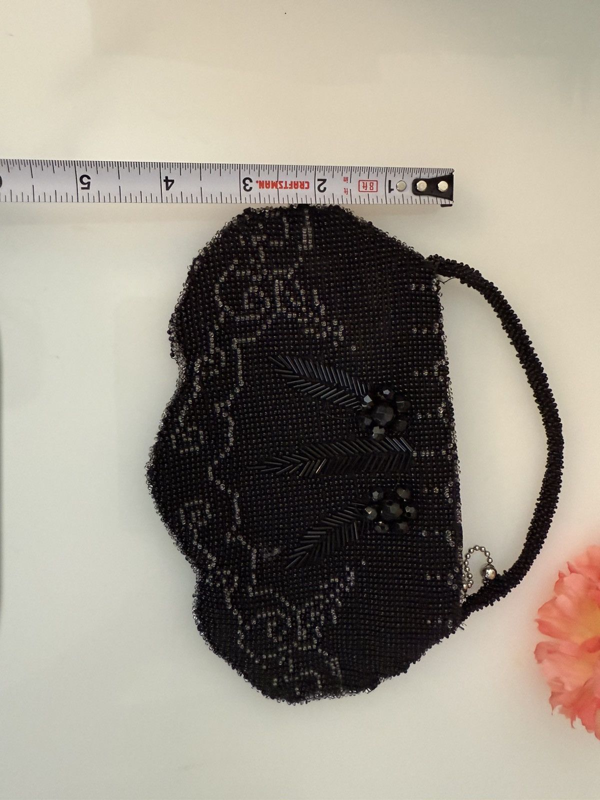 Vintage Vintage Beaded Mini Handbag Handmade Czechoslovakia Amazing Size ONE SIZE - 8 Thumbnail