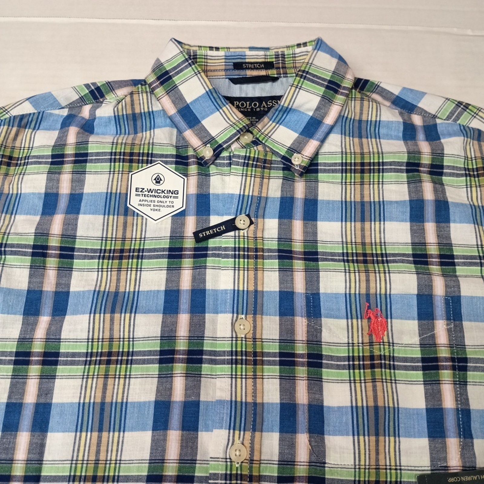 U.S. Polo Assn. U.S. Polo Assn. Button Woven Shirt Men's S Multicolor Plaid Size US S / EU 44-46 / 1 - 3 Thumbnail