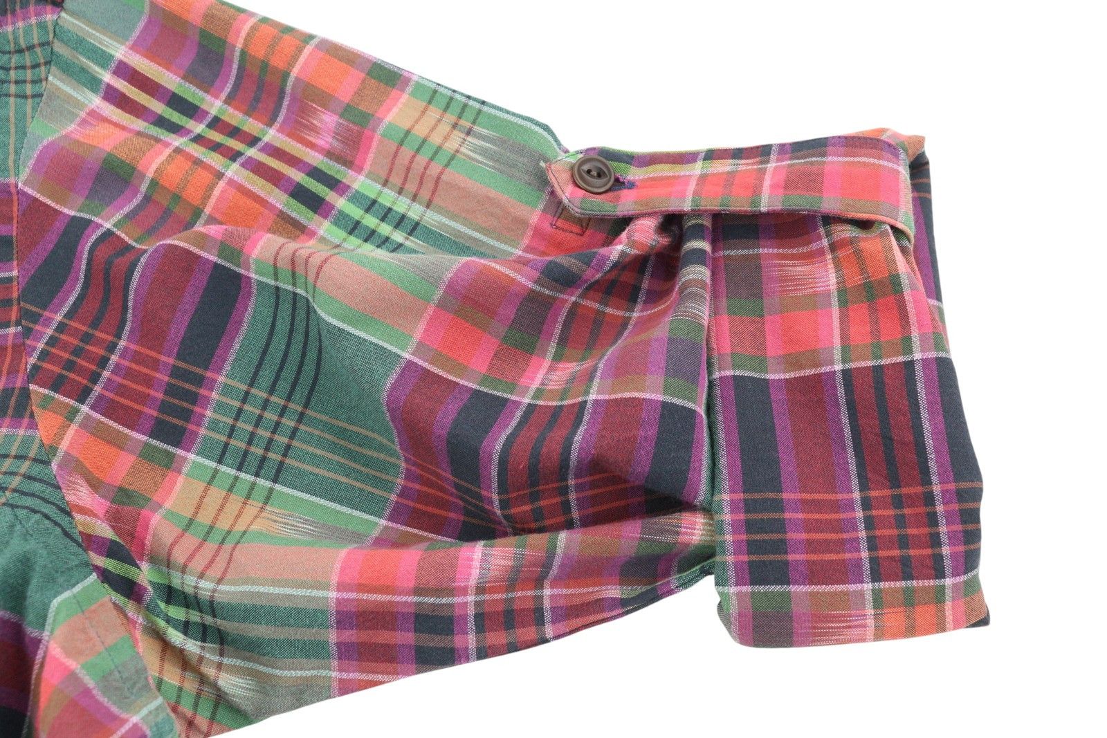 Ralph Lauren L Colourful Check Classic Fit Spread Neck Roll-Up 87030 Size US L / EU 52-54 / 3 - 12 Thumbnail