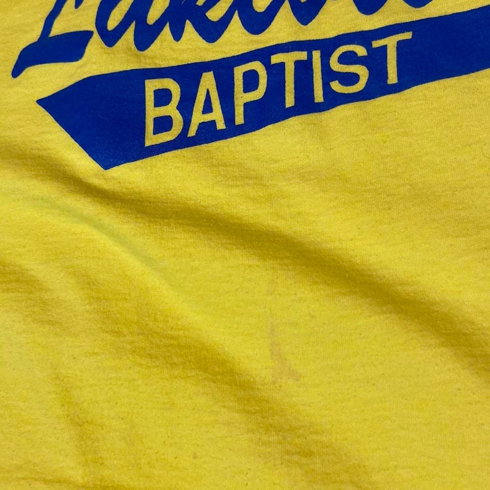 Fruit Of The Loom 90s lakeview baptist church shirt Size US XXL / EU 58 / 5 - 4 Thumbnail