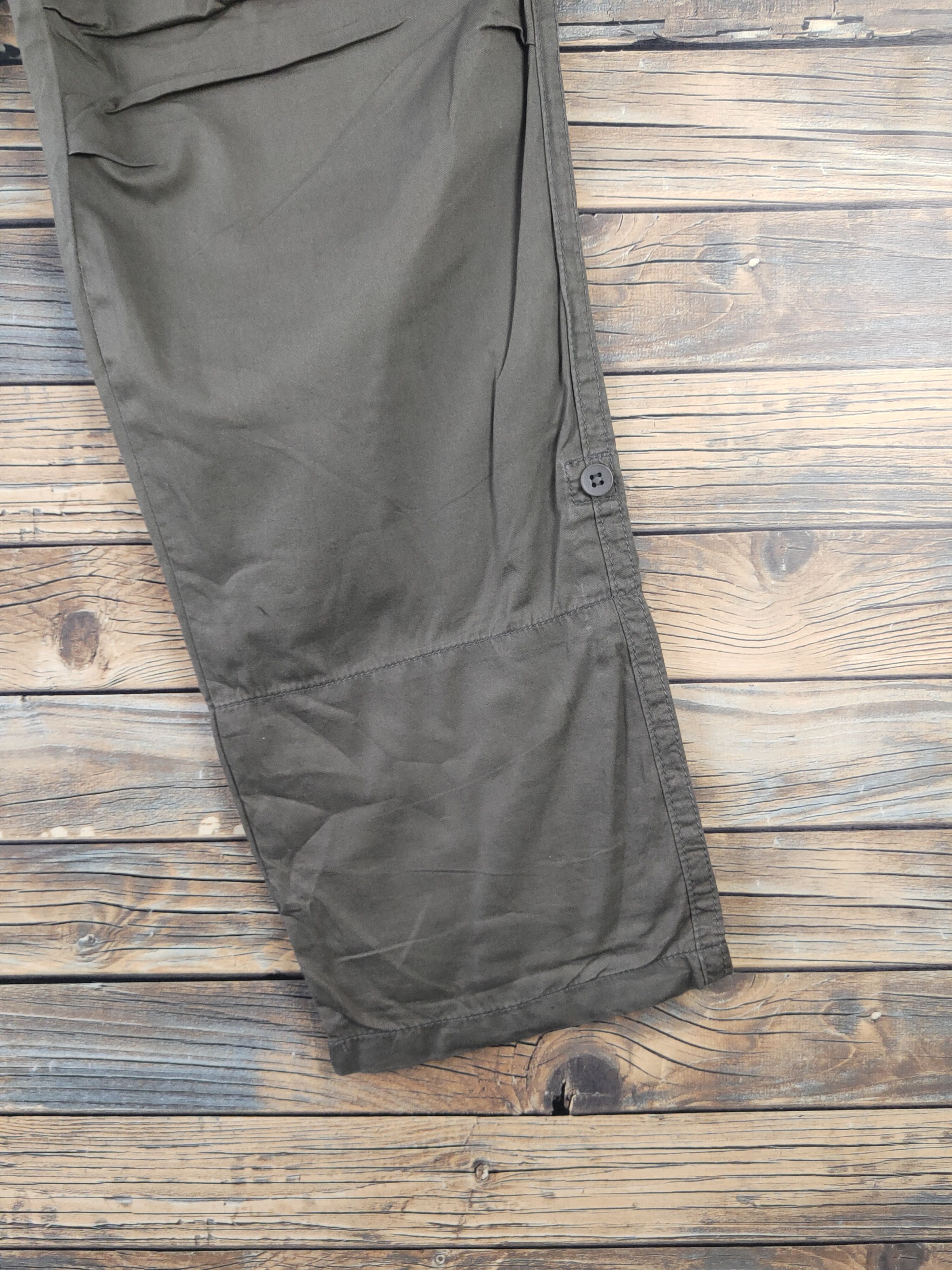 Japanese Brand DL Japanese Brand Dark Olive Multipocket Cargo Pants #2116 Size US 32 / EU 48 - 6 Thumbnail