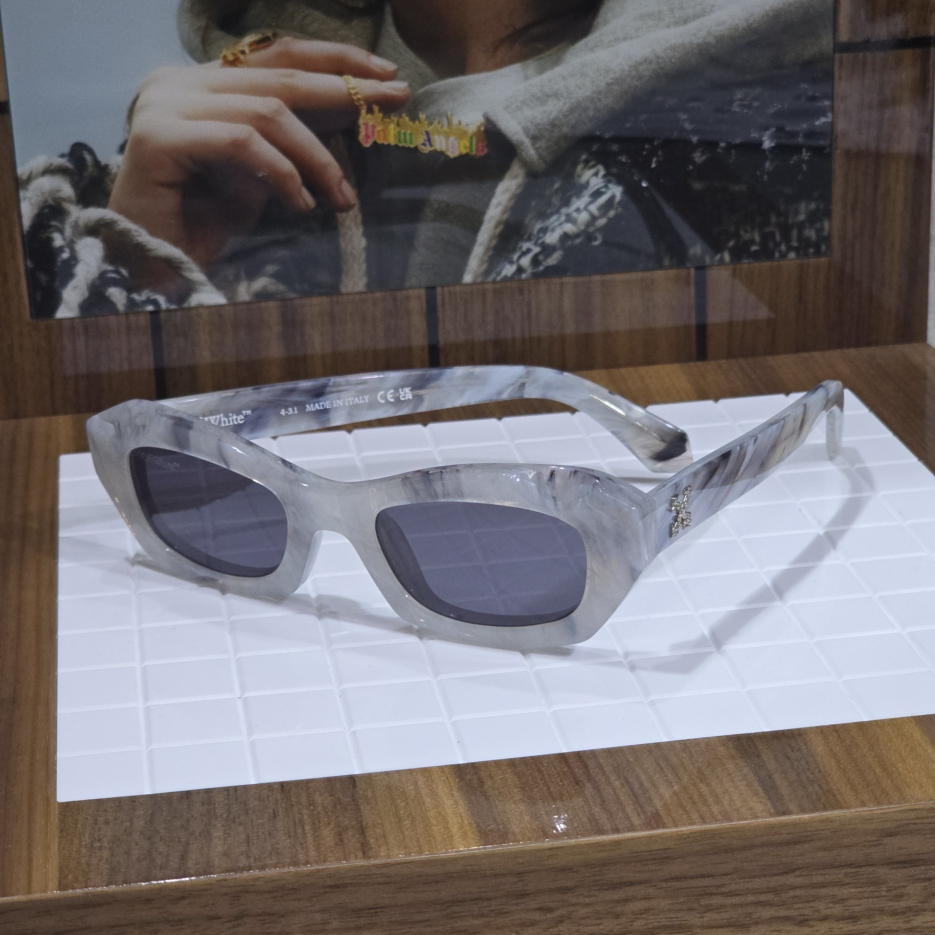 Off-White OFF WHITE Marble-effect Sunglasses Size ONE SIZE - 3 Thumbnail