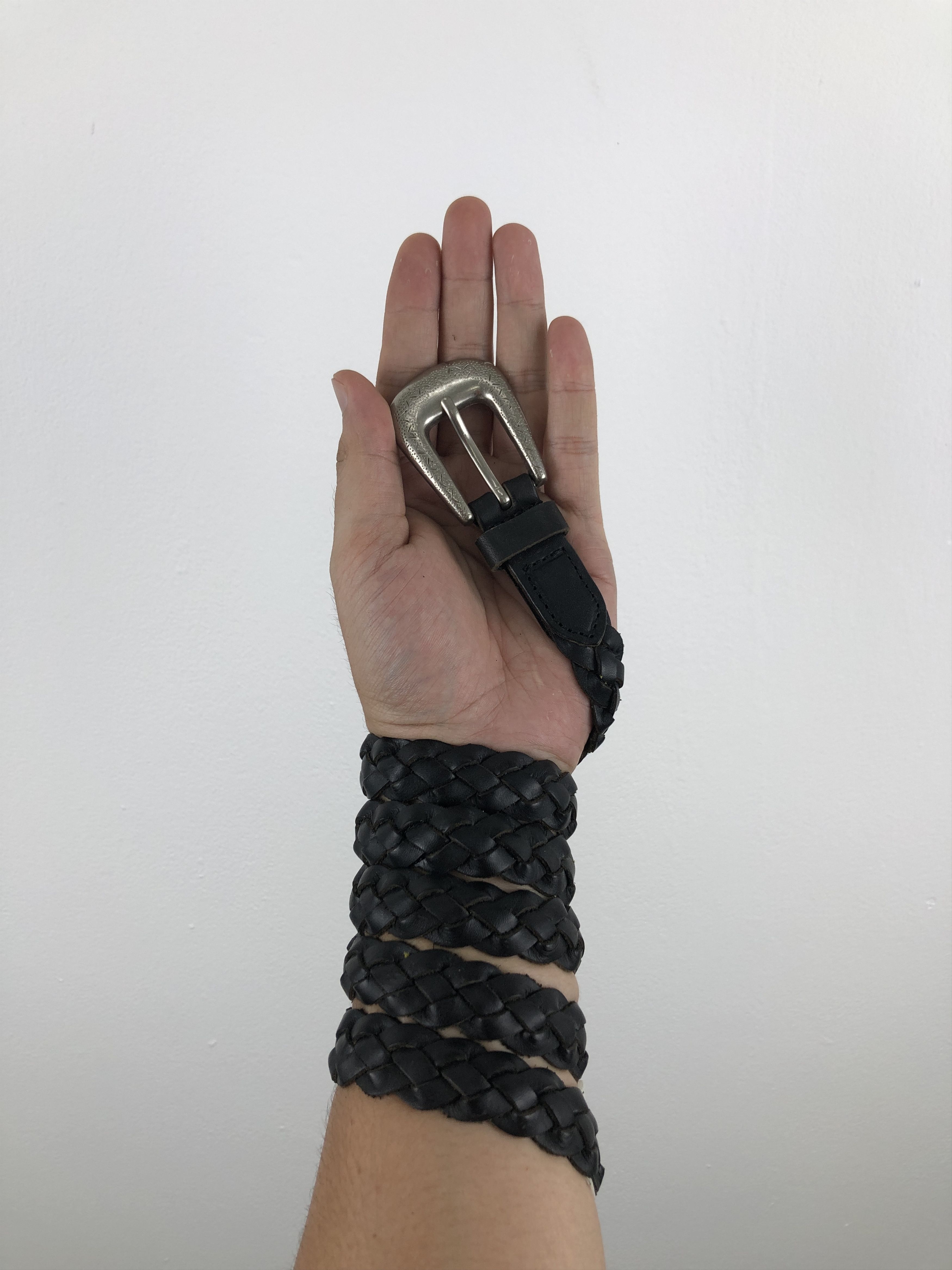 Japanese Brand × Vintage Vintage Braided Japanese Brand Buckle Belt B0012 Size ONE SIZE - 1 Thumbnail