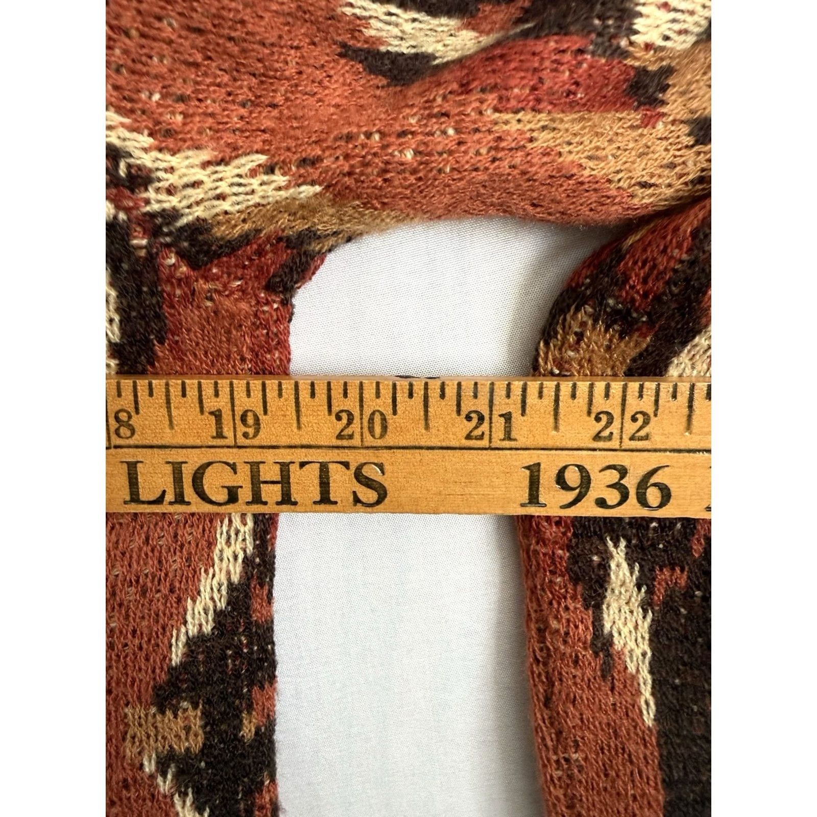 Vintage VINTAGE Rock & Roll Cowgirl Cardigan Long Sleeve Womens Large Aztec Duster Open Front Size L / US 10 / IT 46 - 7 Thumbnail