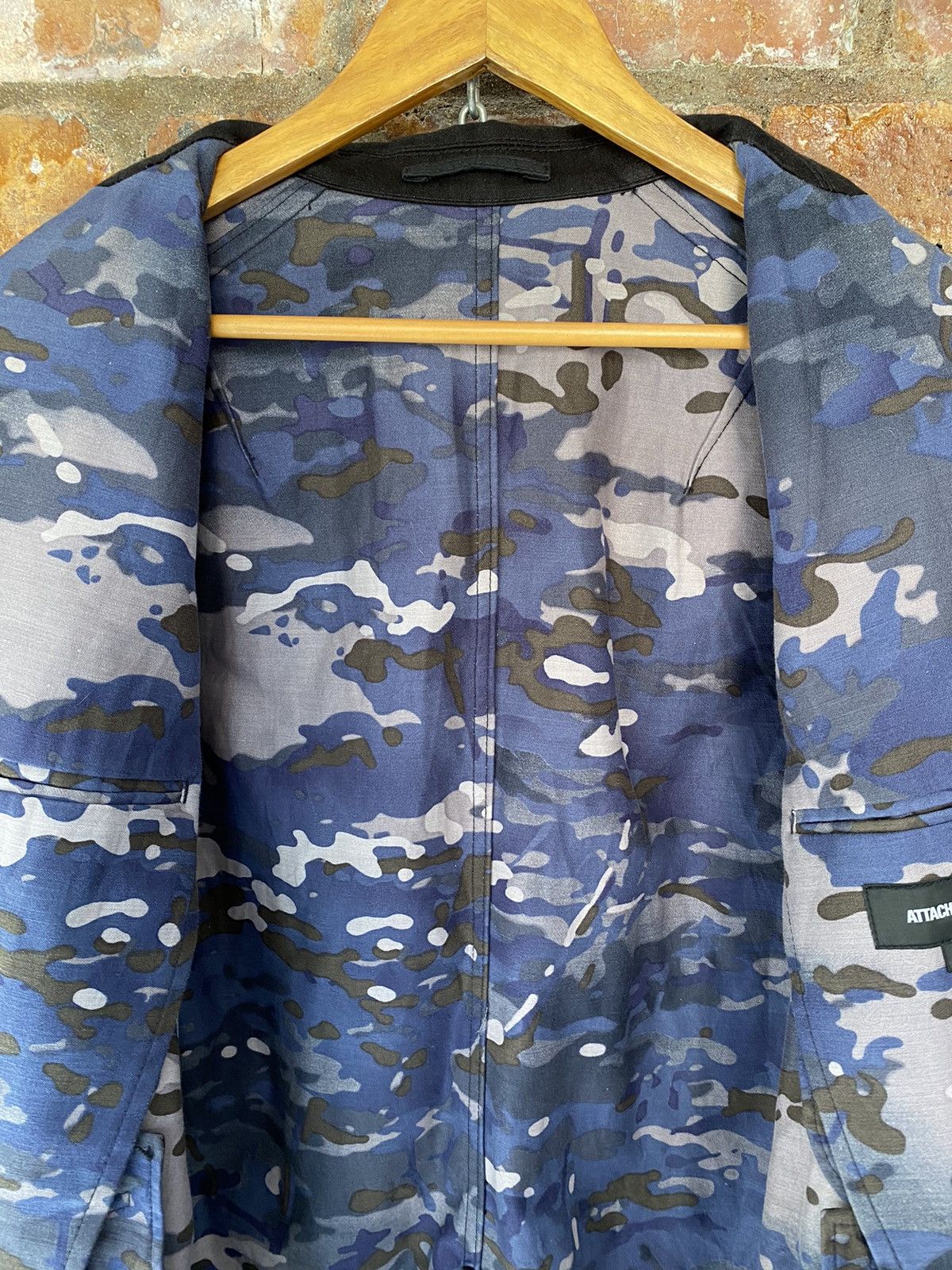 Kazuyuki Kumagai Attachment Attachment camo long jacket Size US M / EU 48-50 / 2 - 6 Thumbnail