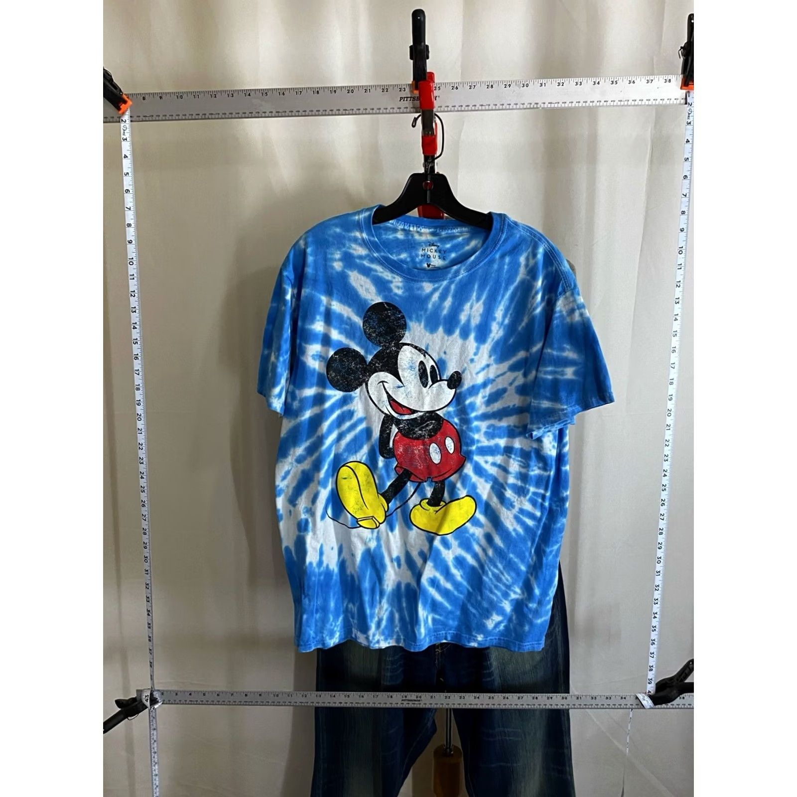 Disney Disney Mickey Mouse TEE Shirt Blue Tie Dye Medium M - Men’s T-Shirt Variety Shirt Size US M / EU 48-50 / 2 - 3 Thumbnail