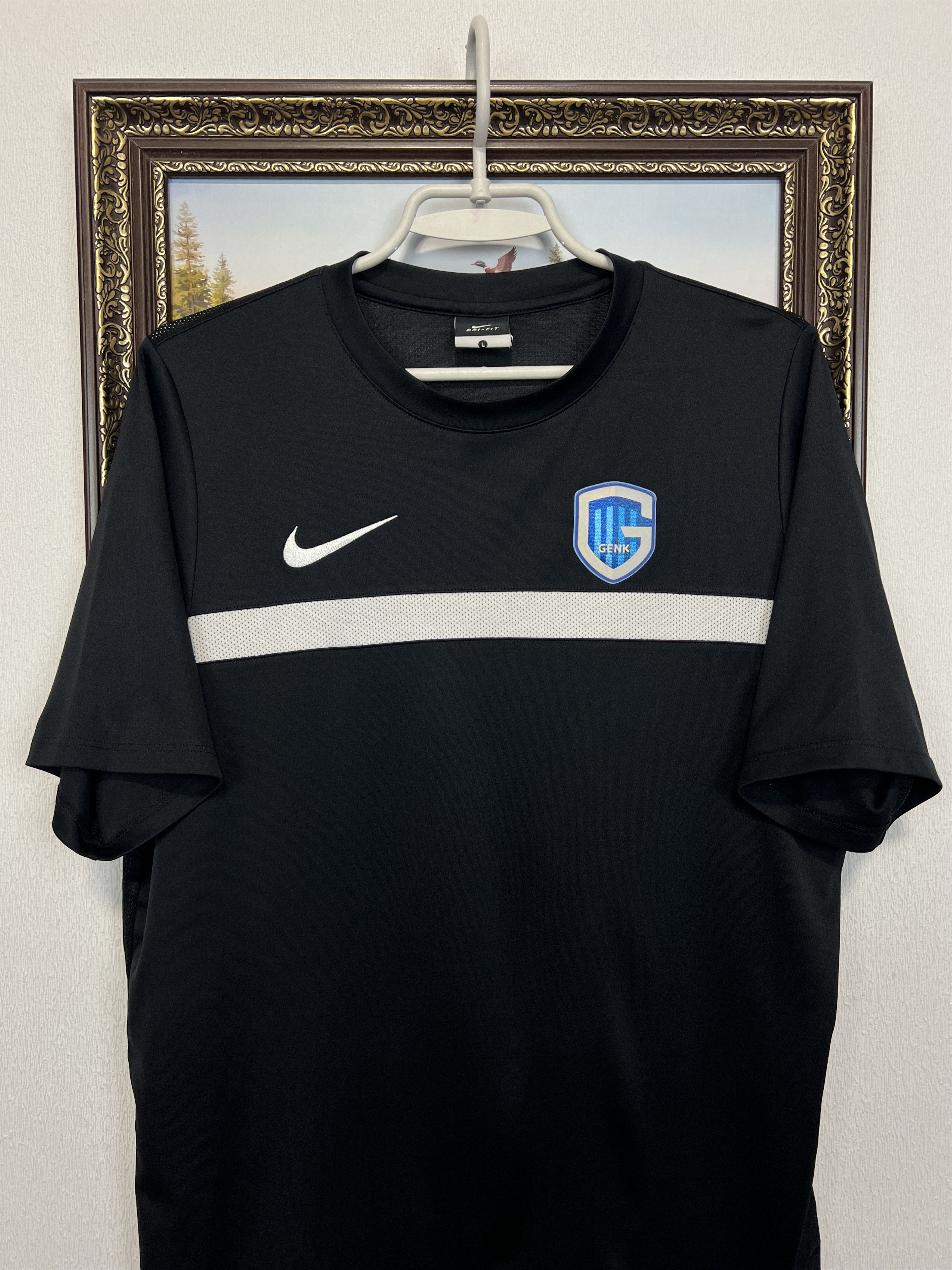Nike Genk Football Black Shirt Soccer Jersey Sport Trikot Rare Size US L / EU 52-54 / 3 - 2 Thumbnail