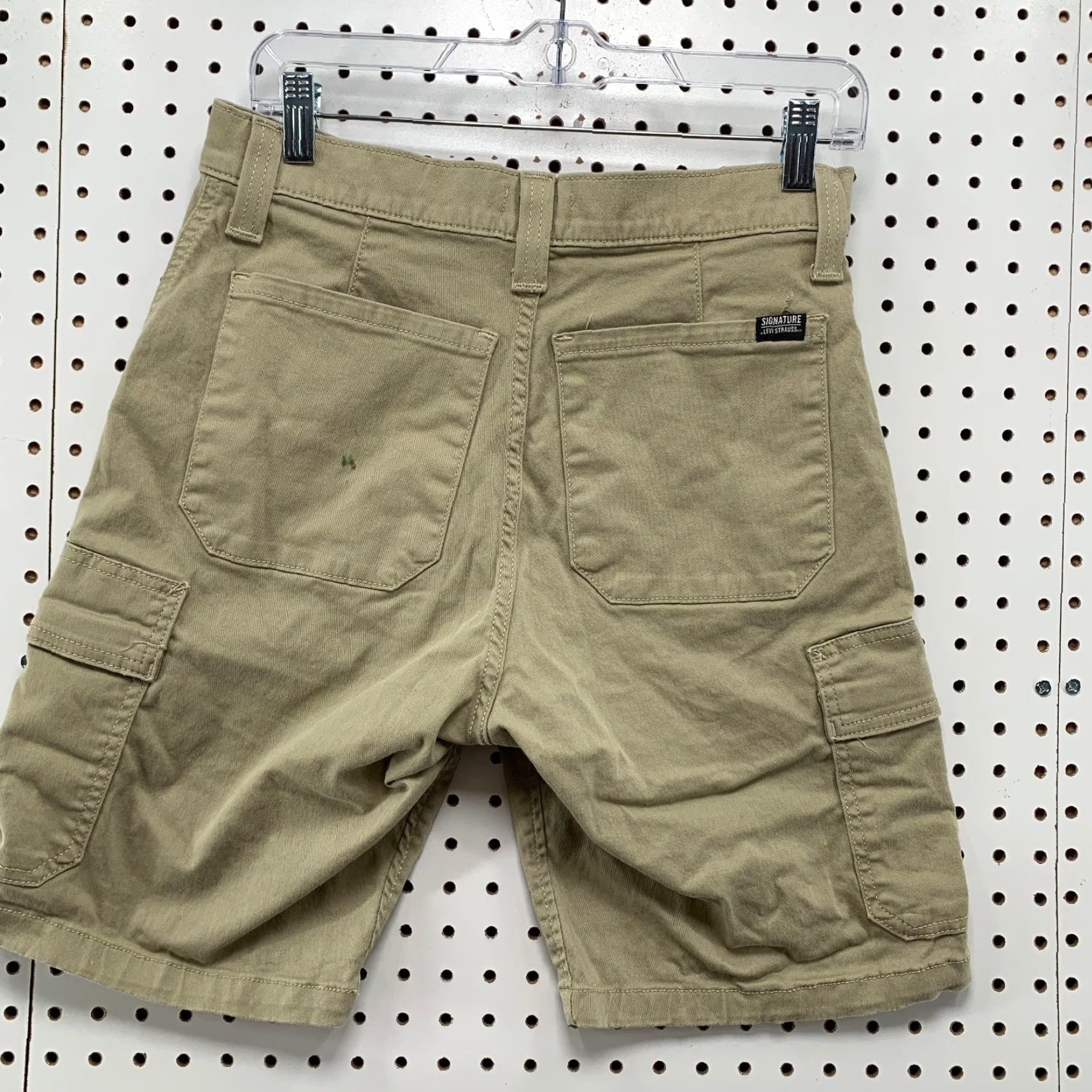 Levi's Levi's Cargo Khaki Shorts Mens 30x10 Relaxed Fit Military Outdoor Casual Summer Beige Size US 30 / EU 46 - 2 Thumbnail