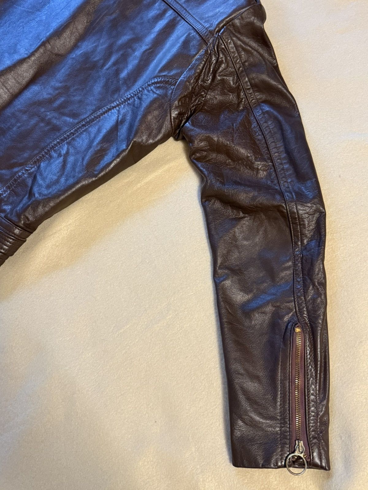 Harley Davidson Harley Davidson AMC Cavalier Leather Trucker/Moto Jacket 36 Size US XXS / EU 40 - 19 Thumbnail