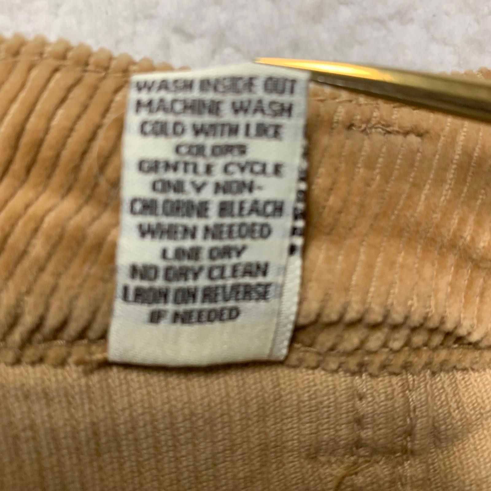 Other Hot Kiss Women's Size 0 Tan Corduroy Mini Skirt Size 25" / US 0 / IT 36 - 7 Thumbnail