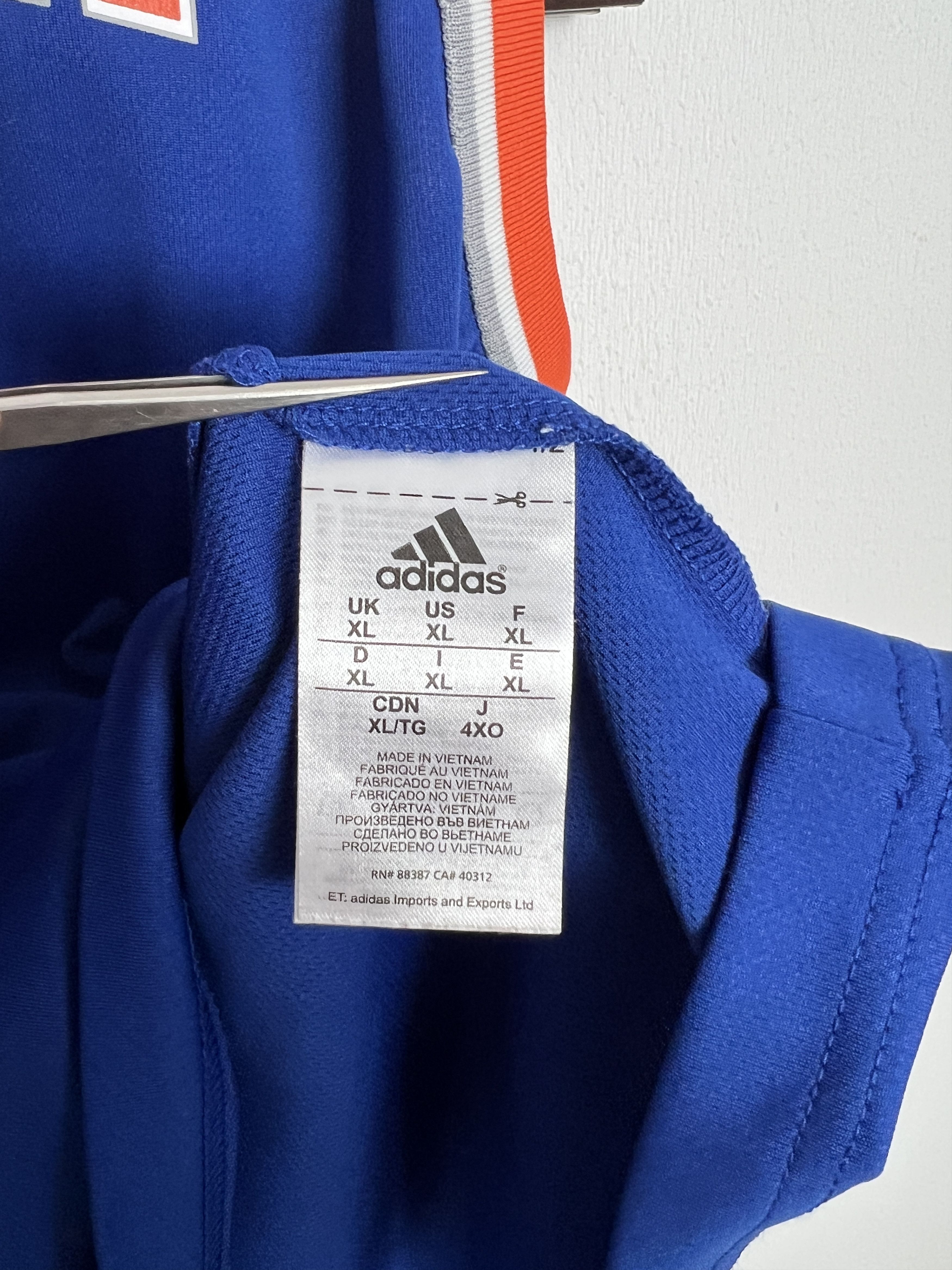 Champion Vintage Adidas New York Knicks #7 Anthony NBA Jersey Blue Size US XL / EU 56 / 4 - 9 Thumbnail